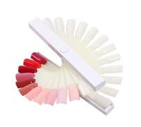 Beatifufu 1ensemble Support De Présentation De Vernis à De Cartes De Couleurs Pratique Pour Salon De Manucure Et Art Des Affichage Forme De Ventilateur Pour Choix Rapide Des Teintes