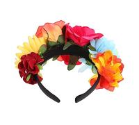 Beatifufu 1pièce Bandeau Simulées Rose Accessoire Élégant Pour Mariage Fête Et Photographie Couronne De Colorées