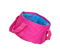Beatifufu 1pièce Bassin Pliant Seau Portable Multifonctionnel Pour Camping Et Randonnée Réservoir Eau Pratique Pour Lavage Et Couleur Rosy Intérieur Aléatoire