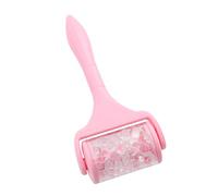 Beatifufu 1Pièce Massage Visage Glace avec Perles Transparentes Outil Portable de Beauté pour Soins Visage pour Effet Raffermissant Poignée