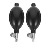 Beatifufu 2 pièces Ampoules de Gonflage Latex Accessoires Manuels pour Tensiomètre Poire Gonflage avec Valve pour Usage et Domestique