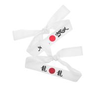 Beatifufu 2 Pièces Bandeau Japonais Style Headband Confortable pour Cuisine Cosplay Karaté et Événements Accessoire Costume Polyvalent