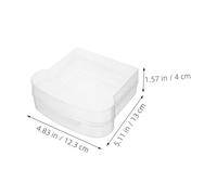 Beatifufu 2 Pièces Boîte à Transparente Boîte de Rangement Sandwich Compacte et Pratique pour Pique Conteneur Alimentaire Portable et pour Déjeuner