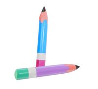 Beatifufu 2 Pièces Crayons Gonflables Géants PVC Sans Odeur Décoration Fête Scolaire Anniversaire