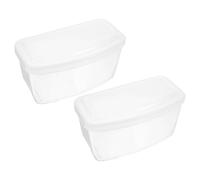 Beatifufu 2 Pièces Mallette pour Équipement de Plongée Étui Masque Plongée et Lunettes Natation Coque Rigide Polypropylène Résistante Compact et Gain de Place pour Voyages et Sorties
