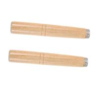 Beatifufu 2 Pièces manche de spatule manches de rechange pour spatule poignée de cuisine de remplacement Ustensiles de cuisine poignée de poêle amovible Wok Handle Remplacement Wood
