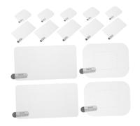 Beatifufu 20 Pièces Film Électrostatique pour Dashcam Pet Transparent Résistant Aux Intempéries Autocollants Réutilisables pour Pare Brise Lot Variées pour Caméras et Rétroviseurs