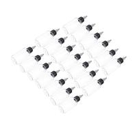 Beatifufu 20 pièces Lot de Flacons Distributeurs Bouteilles Translucides à Extrusion Dosage et Réutilisables pour Huile Liquide Cuisine et Peinture