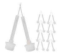 Beatifufu 20 Pièces Lot de Pinceaux Applicateurs de Vernis à Ongles Brosses de Rechange Durables pour Flacons de Gel Petites Brosses Polyvalentes pour Manucure Professionnelle