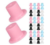 Beatifufu 200 Pièces Mini Small Clown Hats for Costumes and Crafts Plastic Tiny Bowler Mini Hats for Christmas Party DIY Projects and Doll Accessories in