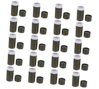 Beatifufu 20pièces Boîte à Thé Cylindrique Coffret Cadeau Boîte Emballage Cylindrique Contenant pour Bouteille Huile Essentielle Porte-Cadeau Noir Et Doré