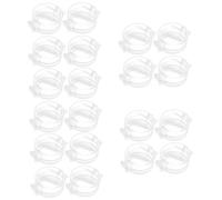 Beatifufu 20pièces Couvre-verrou De Porte Pour Garçon Fille Sécurisée Anti-réouverture Pour Garçon Fille Accessoire De Sécurité Transparent Pour Verrouiller Les Portes Des Chambres