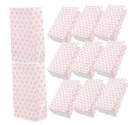 Beatifufu 25 pièces Lot Kraft à Roses Sacs Multipurpose pour Biscuits et Pochettes Décoratives pour Anniversaires et Événements