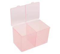 Beatifufu 2grilles Boîte De Rangement Multifonctionnelle Pour Outils De Manucure Avec Compartiments Légère Et Portable Idéale Pour Organiser Accessoires De Nail Art Et Disques De Coton