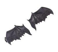 Beatifufu 2pièces Accessoires De Cheveux Halloween Pince à Cheveux Ailes De Démon Idéale Pour Fête Et Cosplay