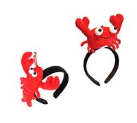Beatifufu 2pièces Adorable Crabe Et Homard Diadème Créatif Accessoires Cheveux Pour Adultes Pour Fêtes Et Cosplay
