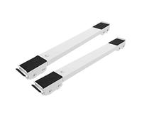 Beatifufu 2pièces Base Mobile Ajustable Pour Machine à Laver Et Réfrigérateur Lot De Support Résistant à Humidité Et Roues Bloquantes Pour Appareils Électroménagers Et Meubles