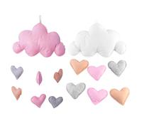 Beatifufu 2pièces Décoration Suspendue Et Cœur Pour Chambre Garçon Fille De Accessoire De Décoration Murale Pour Garçon Fille Et Nursery