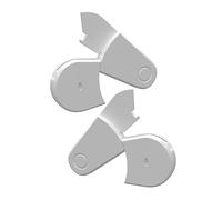 Beatifufu 2pièces Verrou De Sécurité Pour Verrouillage De Cabine à Double Ouverture Pour Réfrigérateur Et Meubles Accidents Installation Facile Et