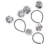 Beatifufu 3 Pièces Bandeau Phosphorescent Halloween avec Chauve-souris Citrouille et Fantôme Accessoires Flexibles et Durables pour Garçon Fille et Adultes Décoration Festive pour Cosplay et