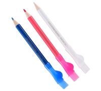 Beatifufu 3 pièces Craie Tailleur Lot de Craies de Marquage pour Tissu avec Brosse Outils de Couture pour Marquer Vêtements et Artisanat