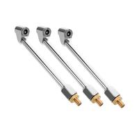 Beatifufu 3 pièces Embouts Gonflage Pneus Filetés Doubles Raccords Métalliques Extension pour Gonflage Rapide Compatibles Voitures Vélos