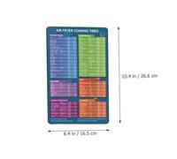 Beatifufu 3 Pièces Stickers Magnétiques pour Friteuse à Air Tableau Cuisson Clair et Compatible Toutes Marques Aide Rapide pour Cuisson