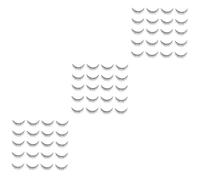 Beatifufu 30 Paires Faux Cils Maquillage Femme Cils Réalistes En Vrac Grappe De Cils Manga Capsules De Lavage Cils Épineux Moelleux Cils En Fibres Végétales Fibre De Haute Qualité