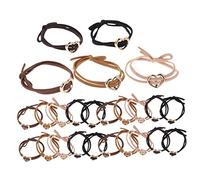 Beatifufu 30pièces Élastiques à Cheveux Cœur Accessoires De Mode Pour Attaches De Cheveux Pour Cérémonies Et Fêtes