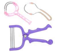 Beatifufu 3pièces Épilateur Facial à Ressort Acier Inoxydable Kit Épilation Pour Poils Visage Outil De Beauté Portable Lot