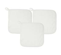 Beatifufu 3pièces Lot De Serviettes De Bain Pour Débarbouillettes Carrées Serviettes Pour Visage Absorbantes Et Faciles à Nettoyer