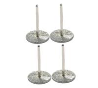 Beatifufu 4 pièces Forets de Ponçage pour Ongles Embouts de Remplacement pour Ponceuse Électrique Meule Carbure pour Cuticules et Retrait de Peau Morte Accessoires Manucure Pédicure