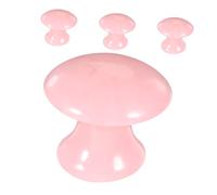 Beatifufu 4 Pièces Massage Stone Facial Gua Sha Sculpting Tool Mushroom Shape pour Visage Cou et Yeux Massage Manuel Doux et pour Soins Peau