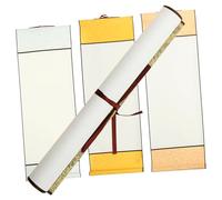 Beatifufu 4 pièces Papier Chinois Xuan pour Calligraphie et Peinture Lot de Vides pour Défilement Suspendu Papier à Peindre Multi-usage avec Absorption Eau Débutants et Décoration Maison