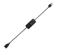 Beatifufu 4 pièces Rallonge USB avec Interrupteur Off Câble Dextension Compact Noir pour Lampe LED et Petits Appareils Pratique pour Bureaux et Espaces Restreints