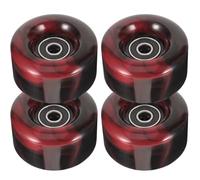 Beatifufu 4 Pièces Roue de Skateboard en PU avec Accessoire de Rechange | Pièce de Drift Board, pour Planche Skate et Usage Intérieur, Finition Pu, Lot de Roues, Montage Simple Couleur Aléatoire
