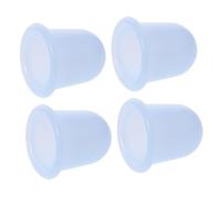 Beatifufu 4 pièces Set de Ventouses de Massage Silicone Souple Ventouses Aspiration pour Relaxation Adaptées Aux Débutants et Usage Familial Massage Musculaire et Récupération
