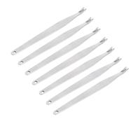 Beatifufu 40 pièces Fourches Acier Inoxydable pour Peaux Mortes Outils de Pédicure et Repousse Cuticules Poussoir Ongles pour Enlever Cuticules et Soins des Ongles à Domicile ou Salon