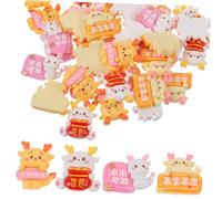 Beatifufu 40 Pièces Lot de Breloques Dragon Résine pour DIY Accessoires Décoratifs Robustes et Élégants pour Coque de Téléphone et Créations Artisanales