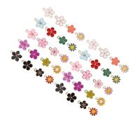 Beatifufu 40 Pièces Lot de Breloques Fleurs Alliage Petite Fleur Élégante Pendentifs Cerisier Marguerite pour Bracelets Colliers Boucles Oreilles Accessoires DIY Artisanat