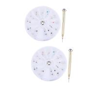 Beatifufu 48pièces Set De Breloques Dangle Pour Avec Outil De Perçage Charms Pour Art De Et Création Personnalisée
