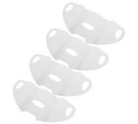 Beatifufu 4pièces Lot de Masques Faciaux Gel Autocollantes pour Protection Solaire Visage Patchs UV pour Activités Extérieures