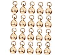 Beatifufu 50 pièces Breloques Cloches DIY pour Bracelets Colliers Fabrication Bijoux Accessoires Créatifs Or Plaqué Maintien Couleur