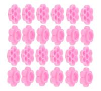 Beatifufu 500 Pièces Flower Lash Glue Cups Eyelash Styling Tool Reusable False Lash Glue Holder For Eyelash Extension And Nail Art