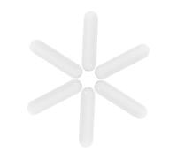 Beatifufu 6 Pièces Barres Agitation Magnétiques Blanches de Tiges pour Mélangeurs Magnétiques Agitateurs pour de Chimie et