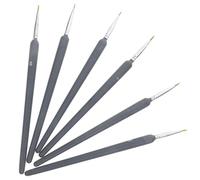 Beatifufu 6 pièces Lot de Stylos Liner pour Détail Peinture à Aquarelle Pinceaux Pratiques avec Poignée Confortable pour Tracés Précis et Finition Artistique