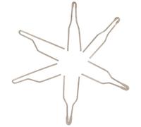 Beatifufu 6 Pointes de Pyrogravure en Fil Chauffant 1 Mm, Lot de 6 Embouts pour Pyrogravure sur Bois, Kit Professionnel D’outils Précis et Solide