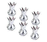 Beatifufu 6pièces Flacon De Vernis à Verre Élégant De Bouteilles Réutilisables Brosse Pour Stockage Revente De Vernis à