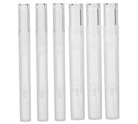 Beatifufu 6pièces Stylos De Revitalisation Huile Pour Cuticules Tubes Vides Plastique Pour Vernis à Et Gloss à Lèvres Et Design Transparent Pratiques Et Rechargeables