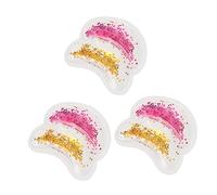 Beatifufu 6pièces u Shaped Gel Eye Patches Avec Sequins Masques Refroidissants Pour Yeux Assortiment De Soin Contour Des Yeux Pour Gonflements Rides